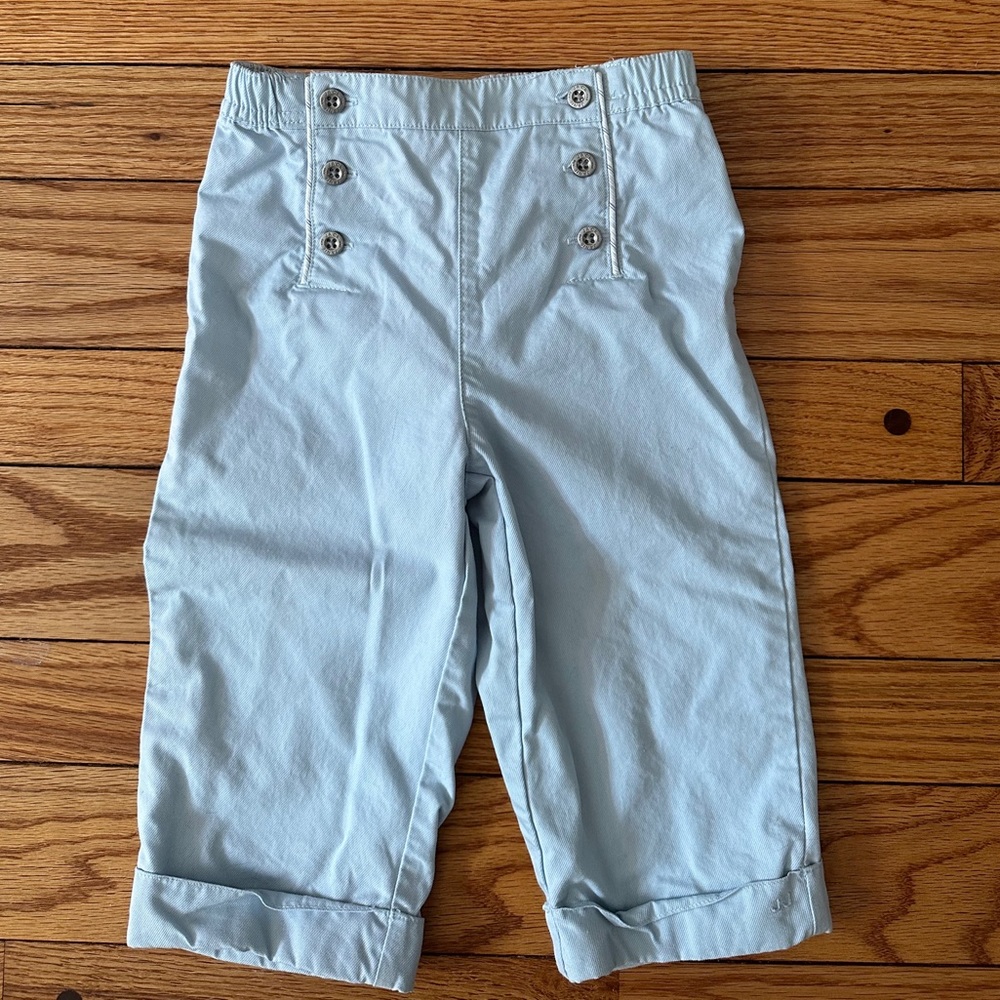 Janie and Jack boys Sailor pants 12-18m